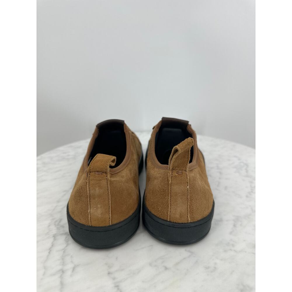 NEW Martin Dingmen Signature Sheep Skin Tobacco Brown Sneakers Men’s 8.5 - Picture 4 of 8